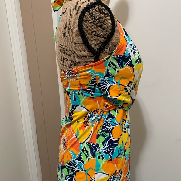 Lands End Women's Swimsuit Halter Tankini Top 8 - Picture 5 of 10